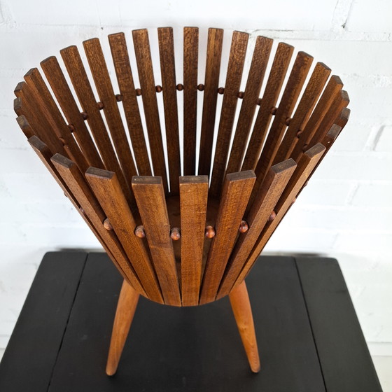 Image 1 of Fioriera vintage in legno di teak