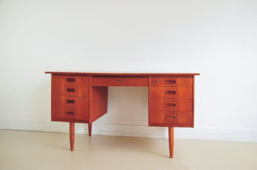 scrivania vintage danese in teak