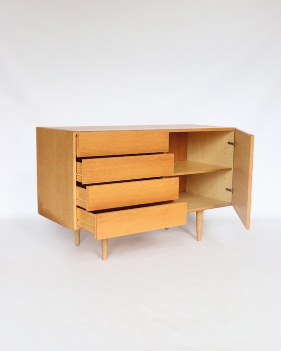 Image 1 of Vintage oak sideboard Danish design cabinet retro furniture