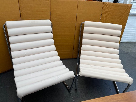 Image 1 of 2 stuks vintage design lounge stoelen