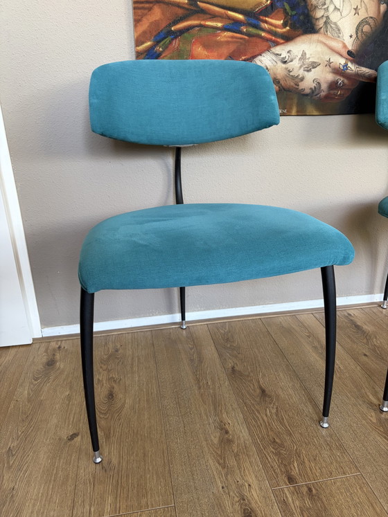 Image 1 of 4 vintage postmodern tripod Lande Artifort chairs