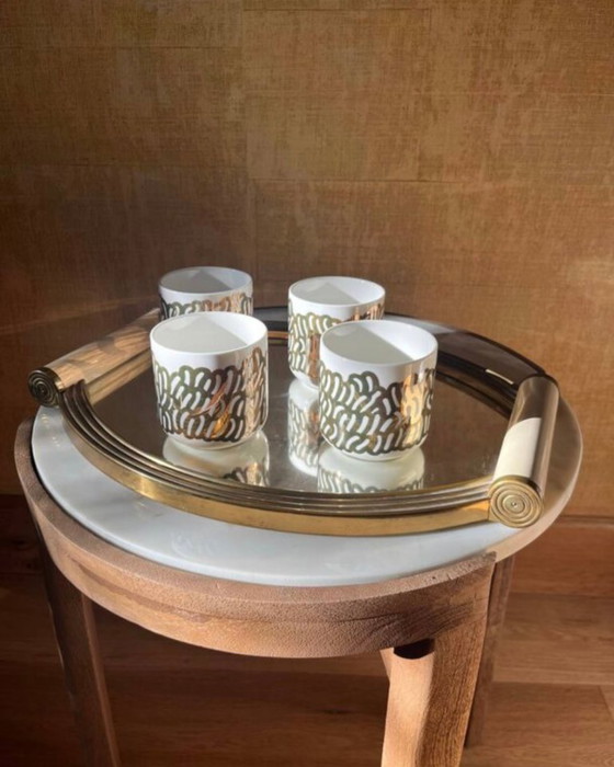 Image 1 of Bandeja de espejo Art Déco – Francia, década de 1930