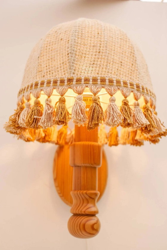 Applique scandinava anni '70 di Solbackens Svarveri in pino – Lana, Legno, Scandinavian (photo 10 of 17)