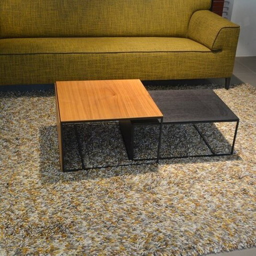 Table basse double Van Beek (lot de 2)