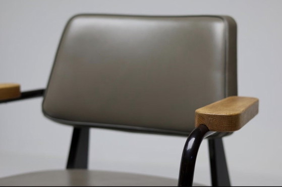 Vitra Jean Prouvé Direction Fauteuil – G-Star RAW | Rare First Edition #879 – Poltrone, Alluminio, Pelle (photo 10 of 14)