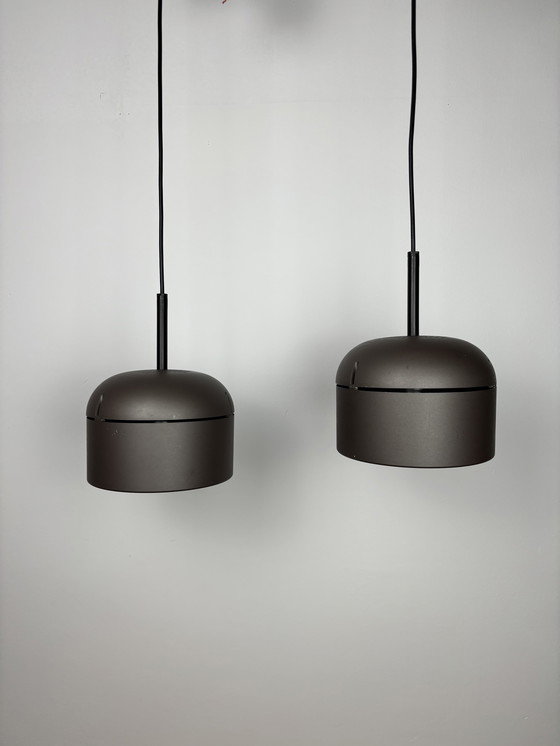 Image 1 of Staff Leuchten Arnold Berges Duo, Vintage Pendant Lamp, Space Age, Mid Century, Industrial Design, Germany, 1970s, Model 5518