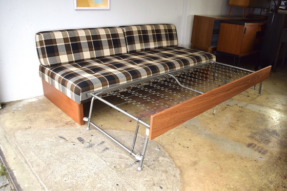 Image 1 of Mid Century Danish Daybed Vintage Canapé Lit de jour