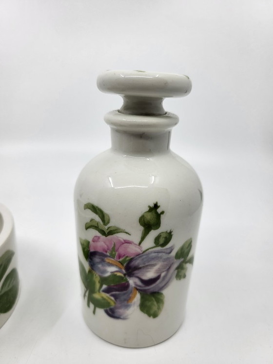 Image 1 of Juego de baño de porcelana de París, Francia, 1950 (juego de 3 piezas)