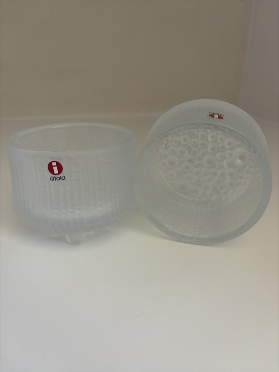2x Iittala Ultimatum Thule matte Teelichthalter – Kerzenhalter, Glass (photo 2 of 5)