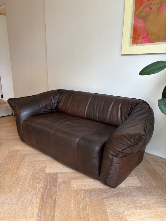 Image 1 of Vintage Andes sofa – Gerard van den Berg - Leather - Montis