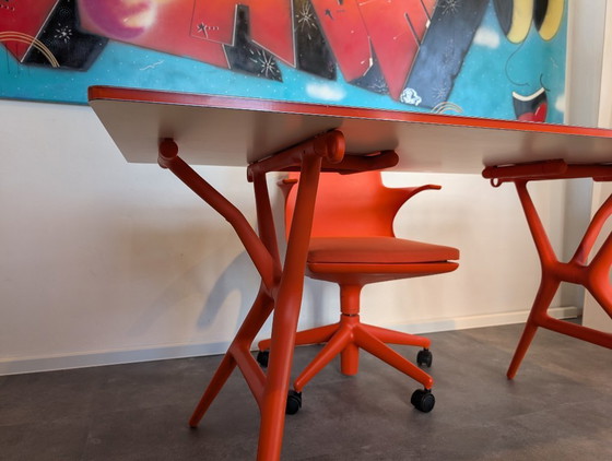 Image 1 of Kartell Spoon design tafel + bureaustoel | Antonio Citterio