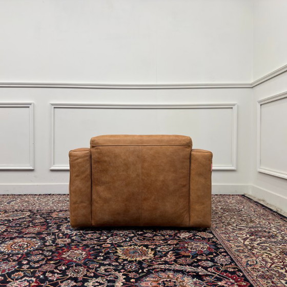 Set Frigerio Cooper Junior Armchairs brown leather (photo 11 of 12)