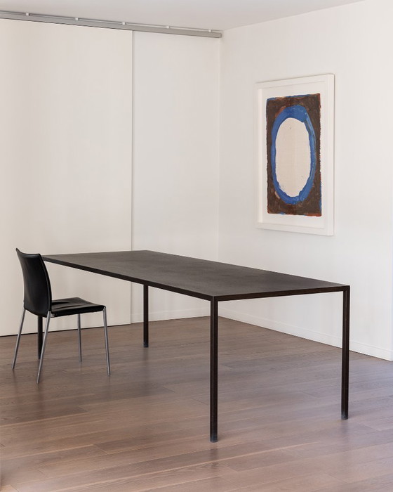 Image 1 of Arco Slim Dining Table in Black Oak