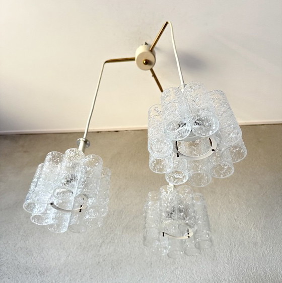 Vintage Doria Cascade Lamp – Hanglampen, Glass, Metal (photo 3 of 12)