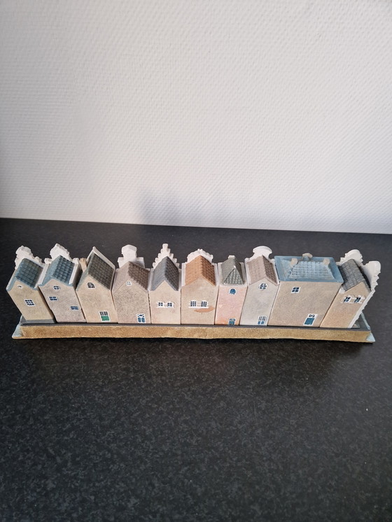 Image 1 of Vintage Canal Houses Ceramic Houses Shops