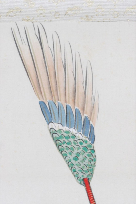 Image 1 of Takeuchi Hozan (Japón, 1872-1952) Pergamino colgante - 1927