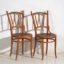 Antique set of 2 bentwood chairs – Central Europe, circa 1900 – Dining chairs, Metal (photo 10 of 40)