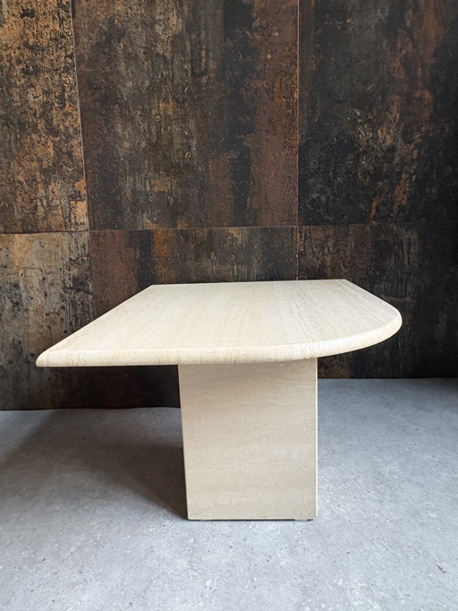 Vintage travertine coffee table Italy