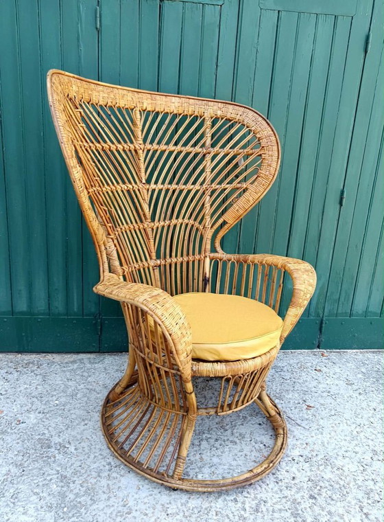 Emmanuelle fauteuil in rotan van Gio Ponti, Italië 1960 – Rattan (photo 6 of 12)