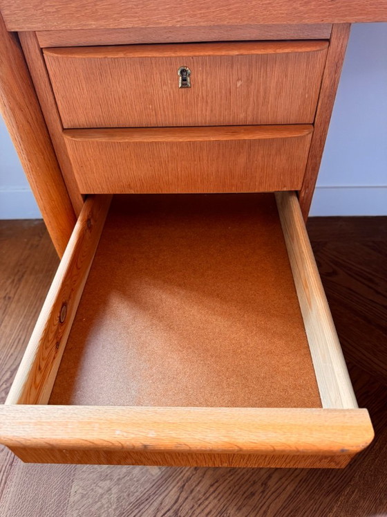 Charmant bureau danois vintage (chêne) – Bureaux, Wood (photo 6 of 8)