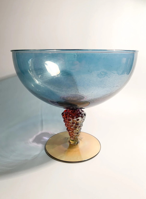Centrotavola in vetro soffiato a mano Pitti Studio anni '80, Oggetti decorativi (foto 4 di 9)
