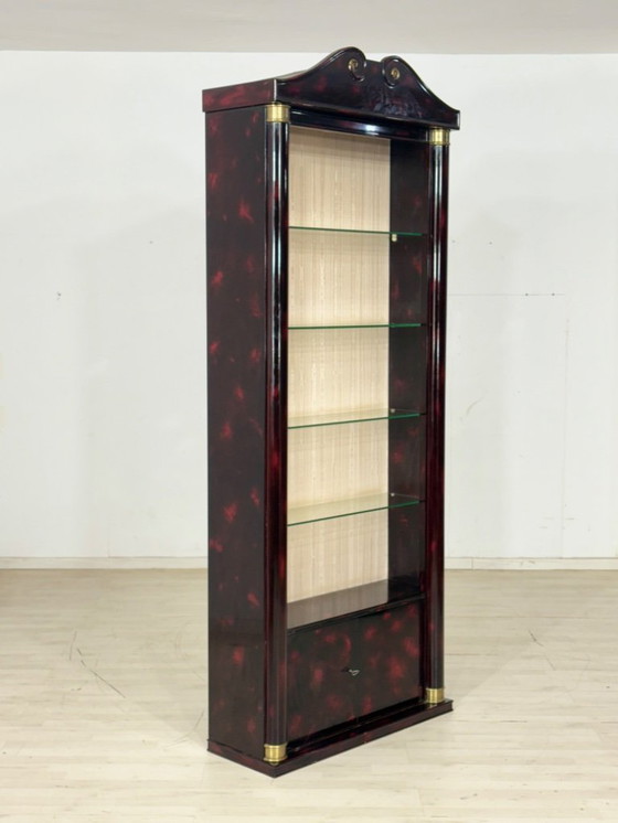 Image 1 of Art Deco Vitrine Vitrinenschrank Barschrank Geschirrschrank Wohnzimmerschrank Italian Design