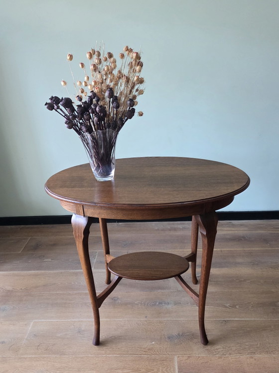 Image 1 of Antique oak tea table | Art Nouveau | ca. 1910–1925