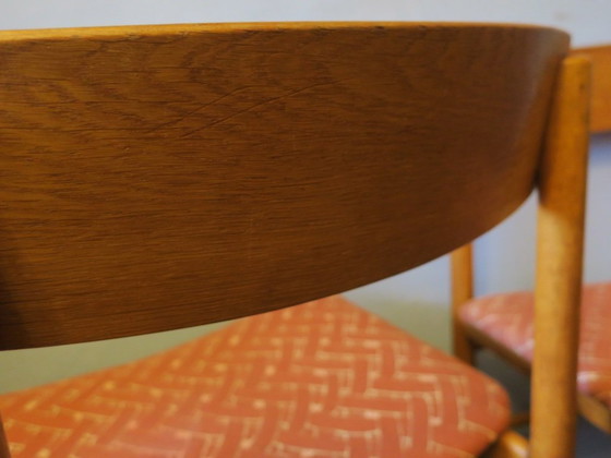 Image 1 of Paar Borge Mogensen J39 Shaker-stoelen in massief iepenhout, Denemarken, jaren 50