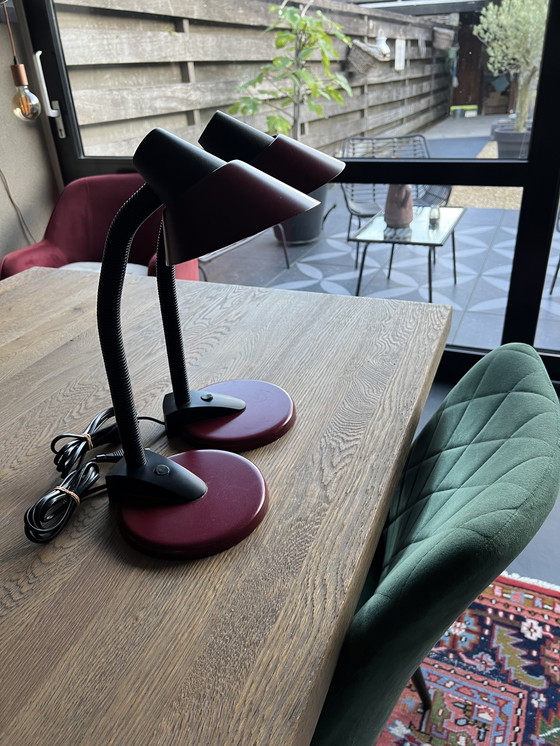 Image 1 of 2 bureau lampen