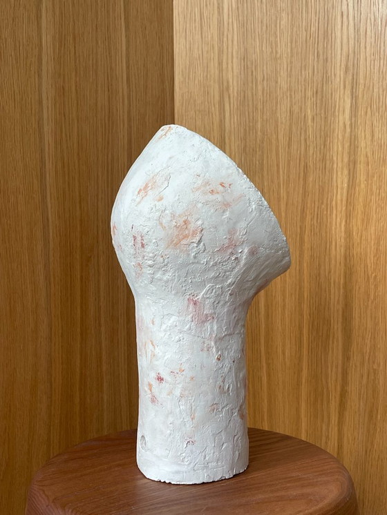 Image 1 of French contemporary ceramic lamp, "Narcisse" by Renzo Maar