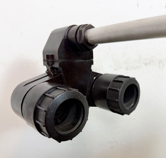 Image 1 of Lampada tubolare grigia industriale di Elektrosvit, anni '70