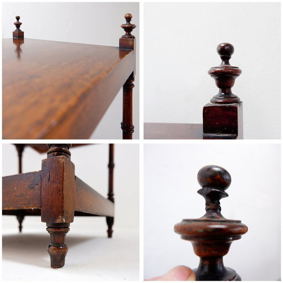Image 1 of English 19th Century Mahogany Whatnot Shelf