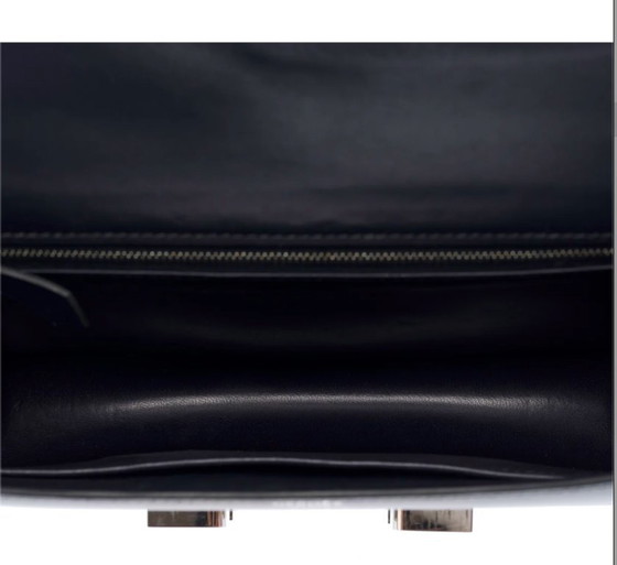 Image 1 of Sac HERMES Constance en Cuir Bleu Marine - 103443