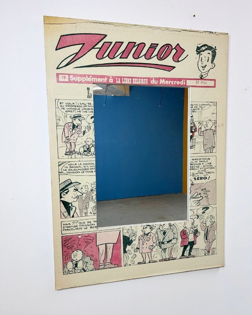 Espejo vintage «Junior»: estilo cómic retro