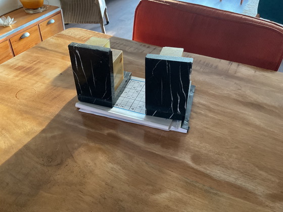 Image 1 of Marmeren boekensteunen