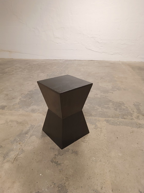 Image 1 of Geometric wooden side table 