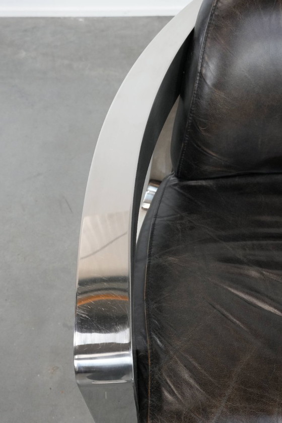 Image 1 of Design Aviator Sessel mit Aluminiumrahmen