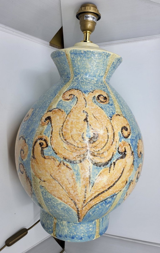 Image 1 of Hubert Olivier Ceramic Lamp, France Design