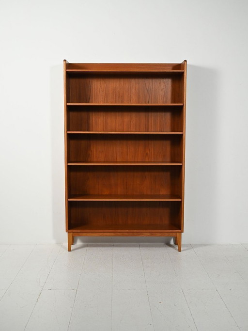 Skandinavisches Teakholz-Bücherregal von Ferdinand Lundquist, 1960er Jahre