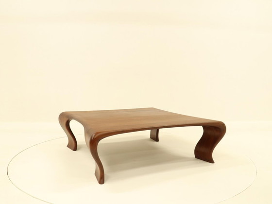 Image 1 of Organic Coffee Table in Solid Iroko by Marc Van Rampelberg