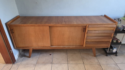 Mid-century teak chest of drawers