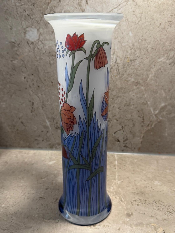 Rosenthal Vase 100 Jahr, Vasen, Glas, Blau (Foto 10 von 15)