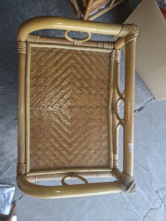 Bohemian Vintage Set – Opbergkast, Rattan, Bamboo (photo 11 of 15)