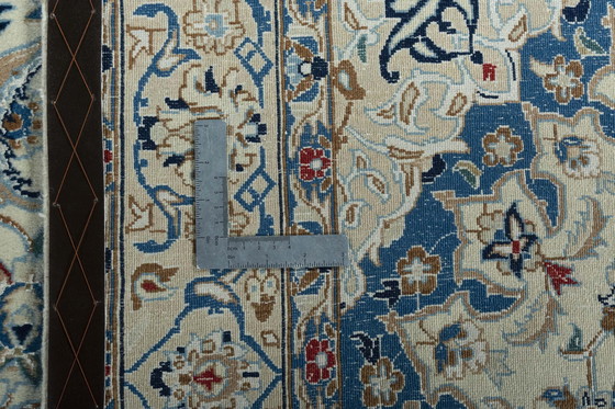 Image 1 of Handgeknoopt oosters tapijt Nain 9La - 200 x 127 cm - met zijde - Fijngeknoopte kunst