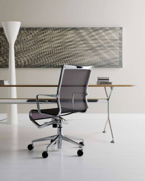 Image 1 of 6 sillas de conferencia con estructura rodante Alias ​​445