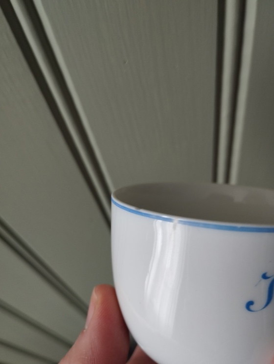 Image 1 of Furstenberg porseleinen tête-à-tête met monogram KC