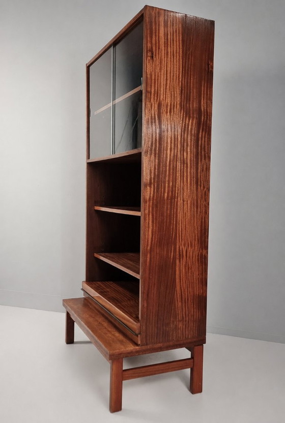 Bibliothèque vintage en hêtre, années 1970 – Vitrines, Wood (photo 9 of 9)