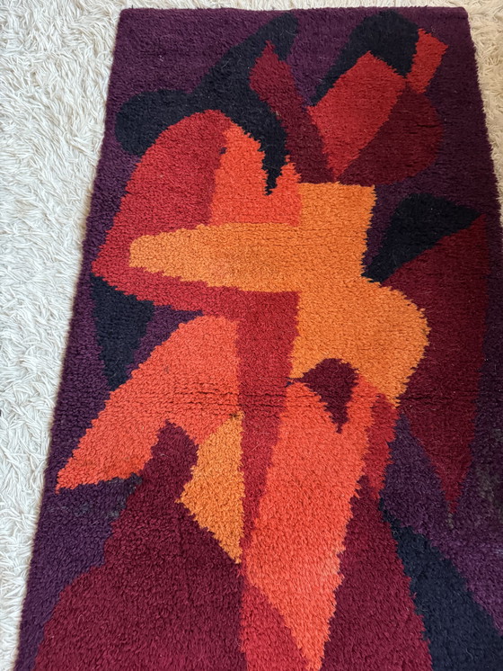 Image 1 of Skandinavischer Pop-Art-Teppich aus den 1970er Jahren