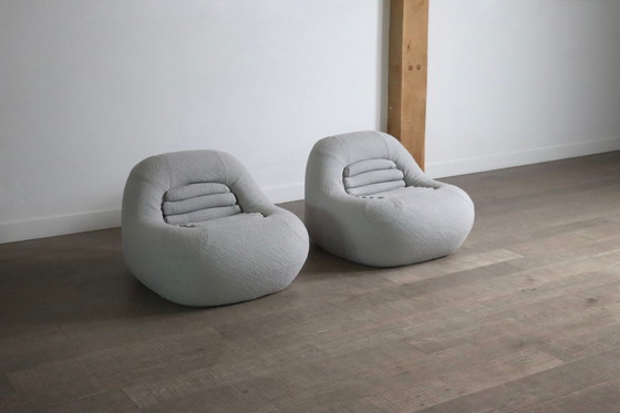 Image 1 of Ein Paar Carrera-Sessel von De Pas D'Urbino & Lomazzi für BBB Bonacina