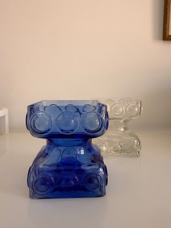 Kehrä Kobaltvase von Tamara Aladin für Riihimäen Mid Century Design – Riihimäen Lasi, Vasen, Glass (photo 5 of 5)